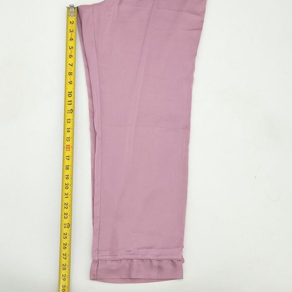 Juicy Couture Satin Pajamas Pants Womens XL Rhinestone Bling Y2K Retro Pastel - Picture 6 of 9